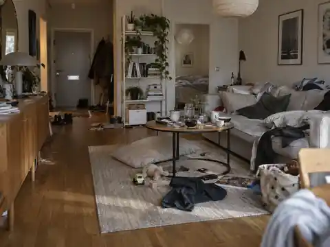 Före städning